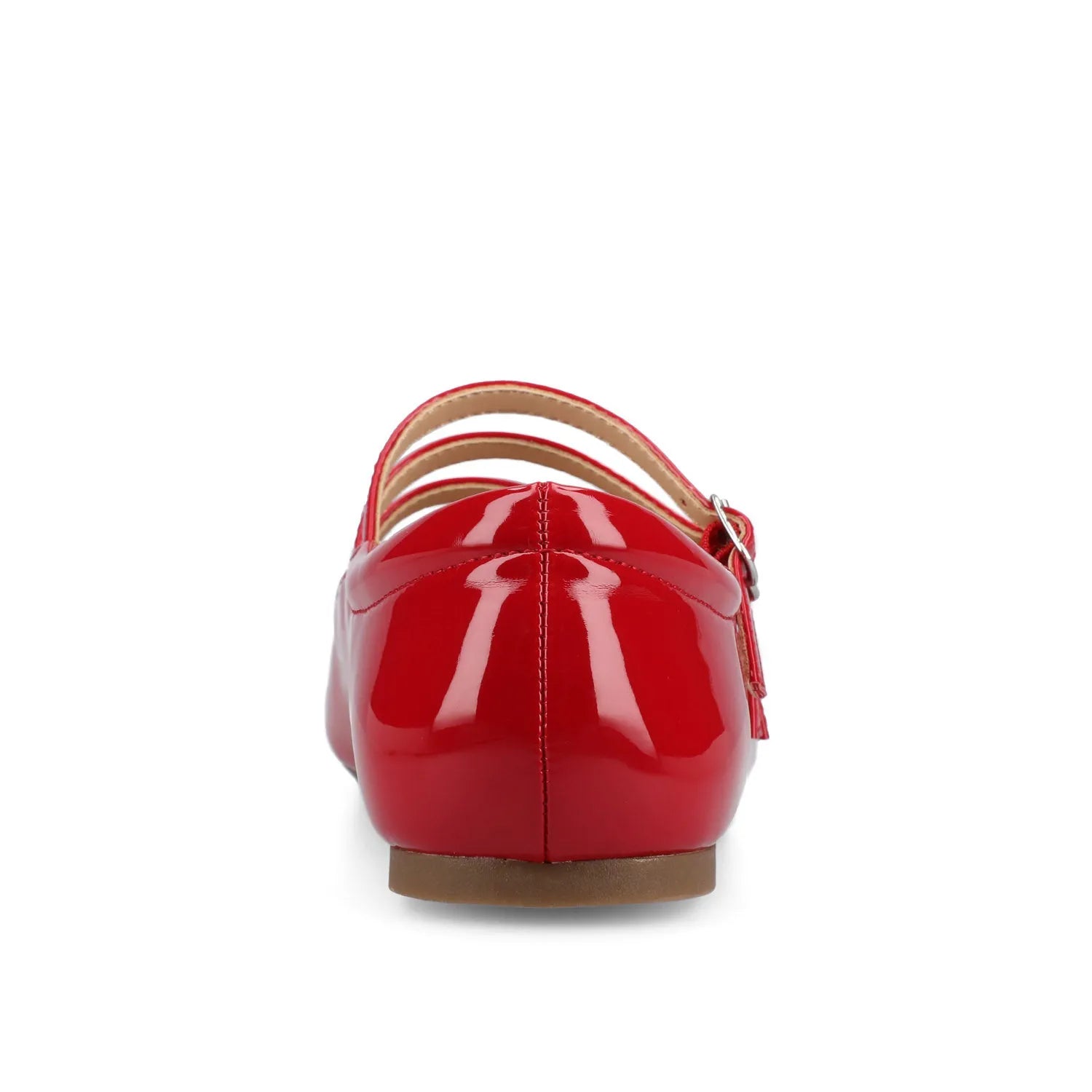 DARLIN STATEMENT FLATS IN WIDE - Red Patent