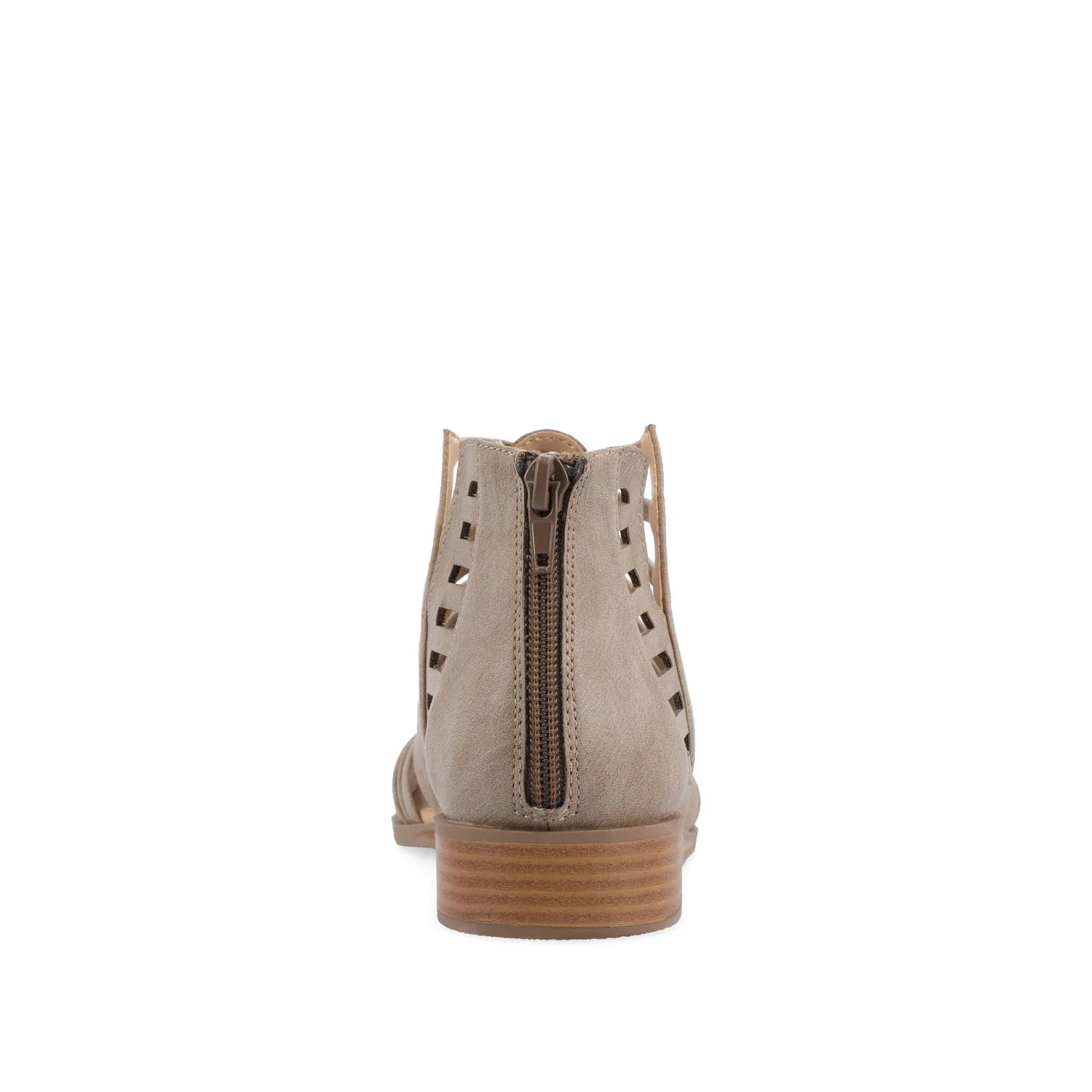Delilah Vegan Leather Gladiator Sandals in Tan