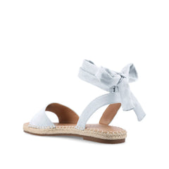 Emelie Wide Espadrille Sandals - Blue