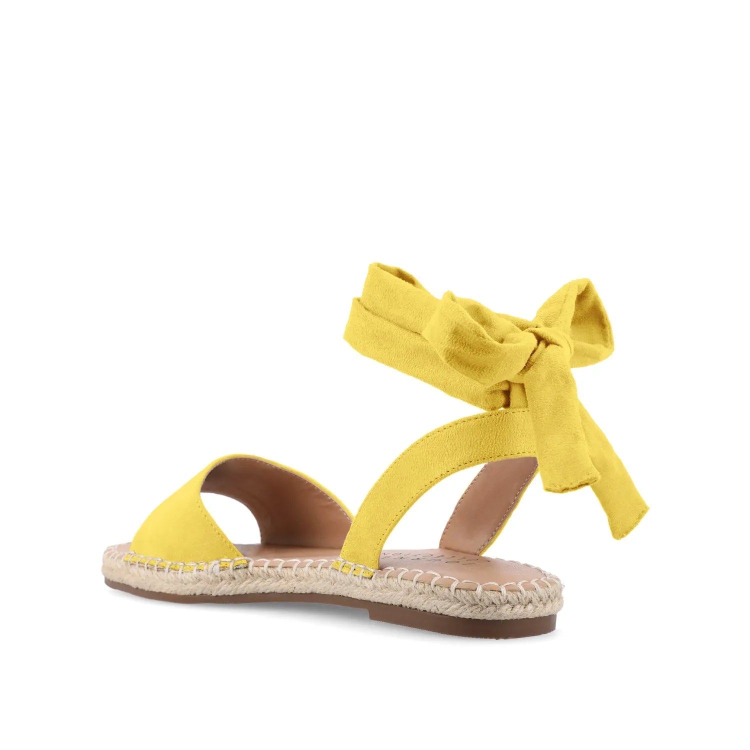Emelie Multi Strap Espadrille Sandals in Yellow2 Faux