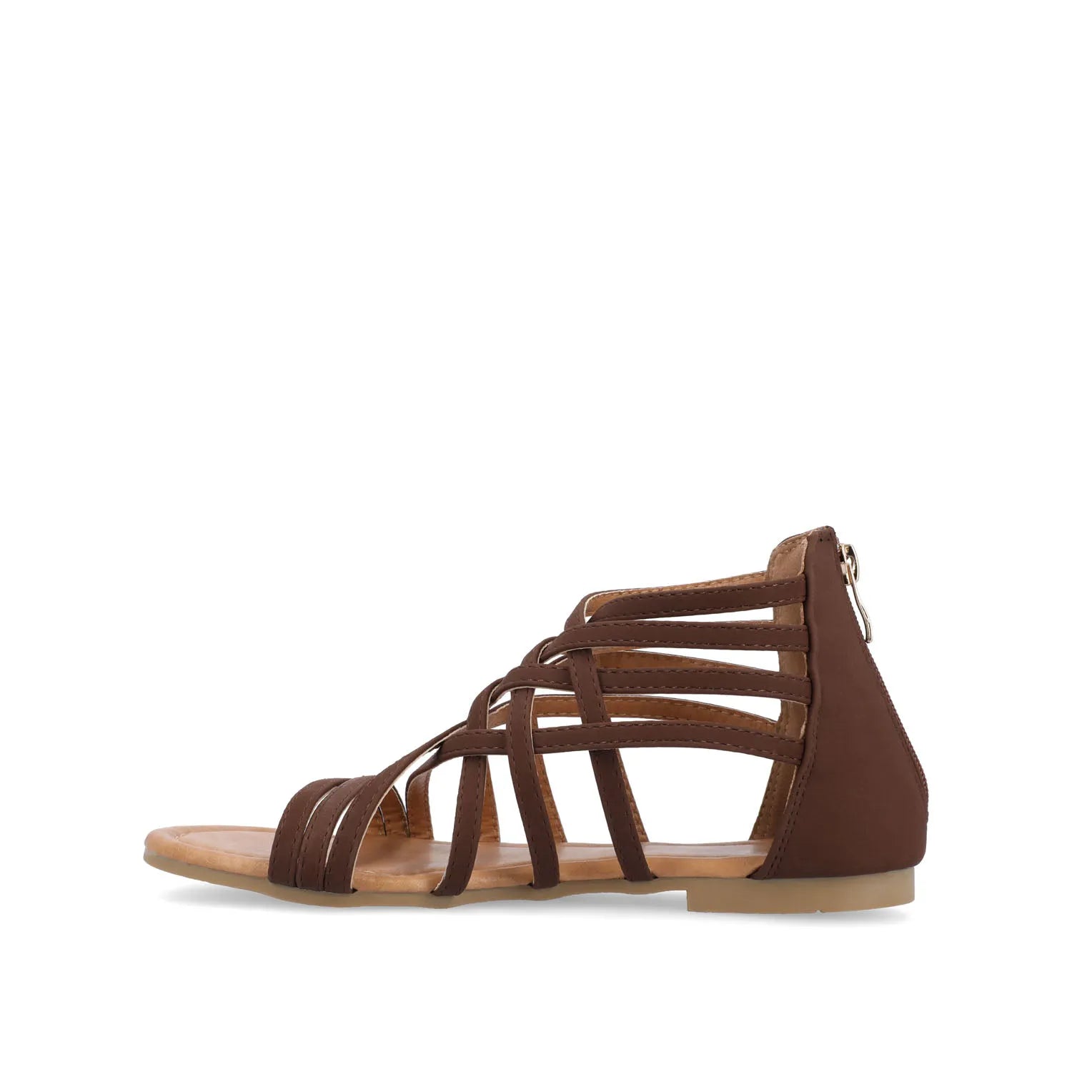 HANNI GLADIATOR SANDALS IN WIDE - Brown PU