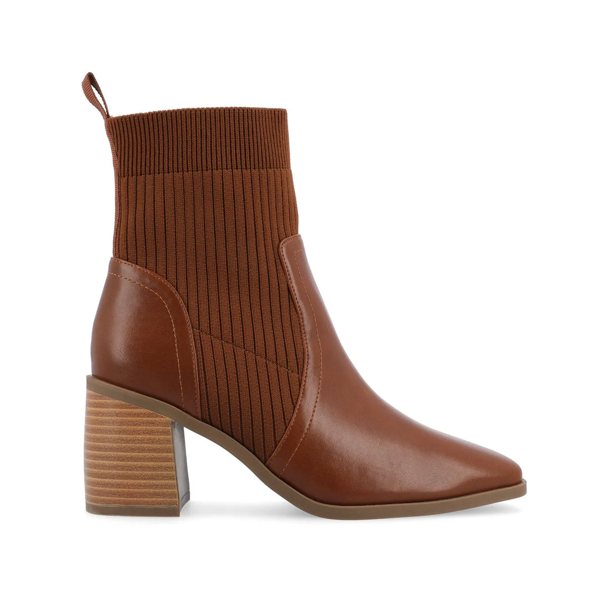 Harlowe Chelsea Booties in Wide - Brown