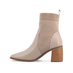 Harlowe Chelsea Booties in Wide - Taupe