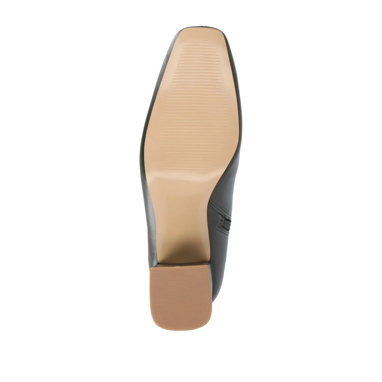 HAYLINN Wide Vegan Leather Booties in Green