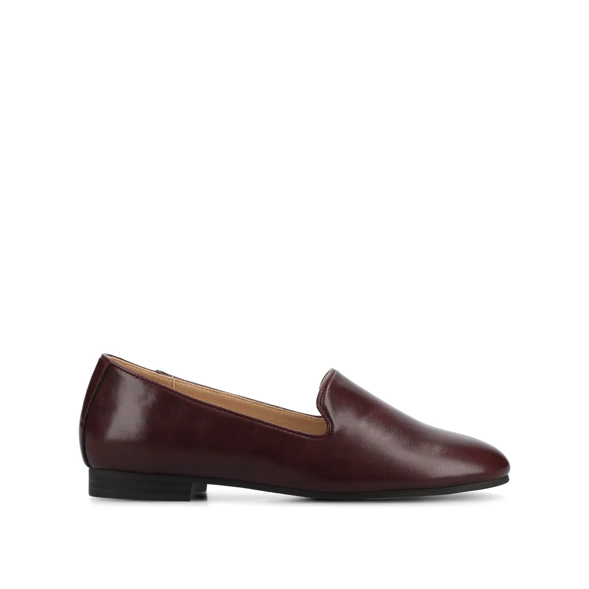 Ishani Wide Ballet Flats in Oxblood