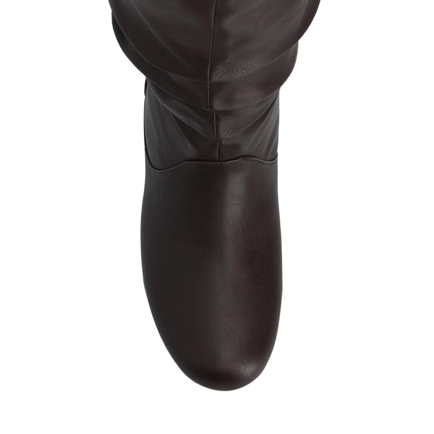 Brown Faux Suede