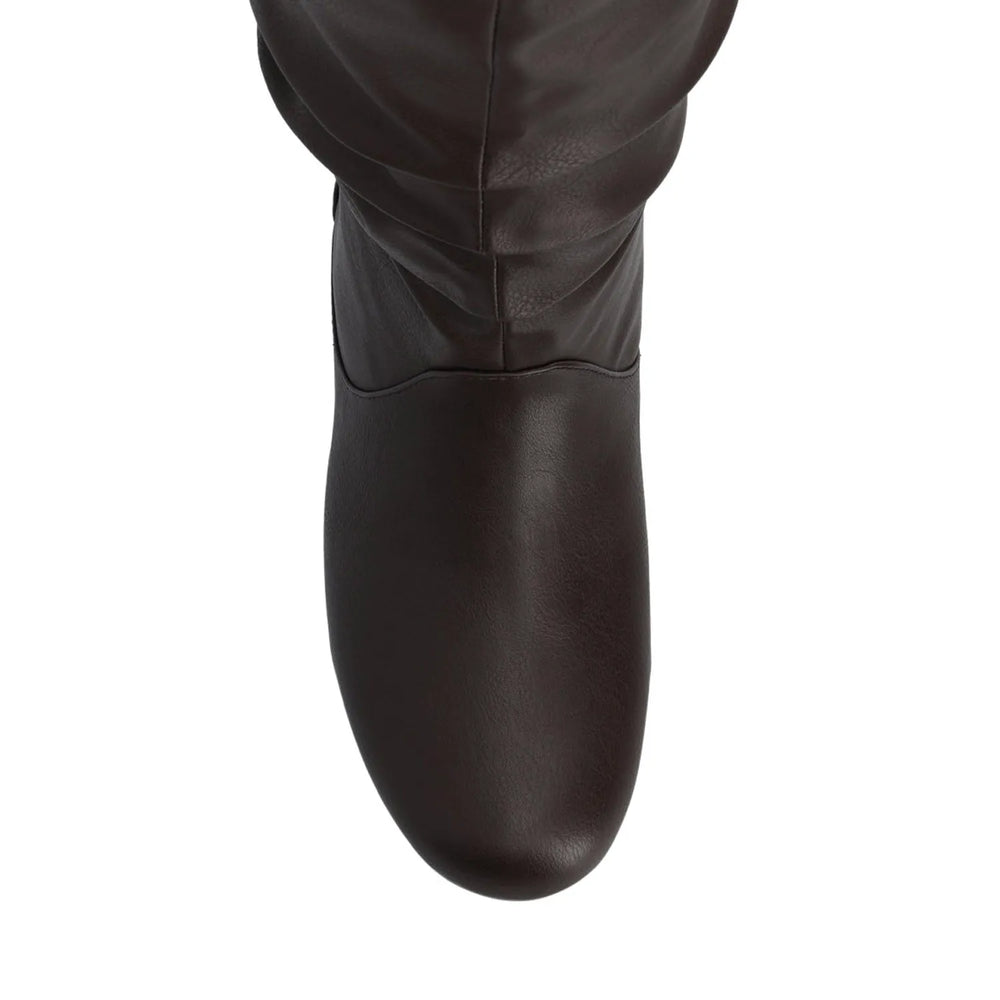 Brown Faux Suede