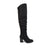 Black Faux Suede