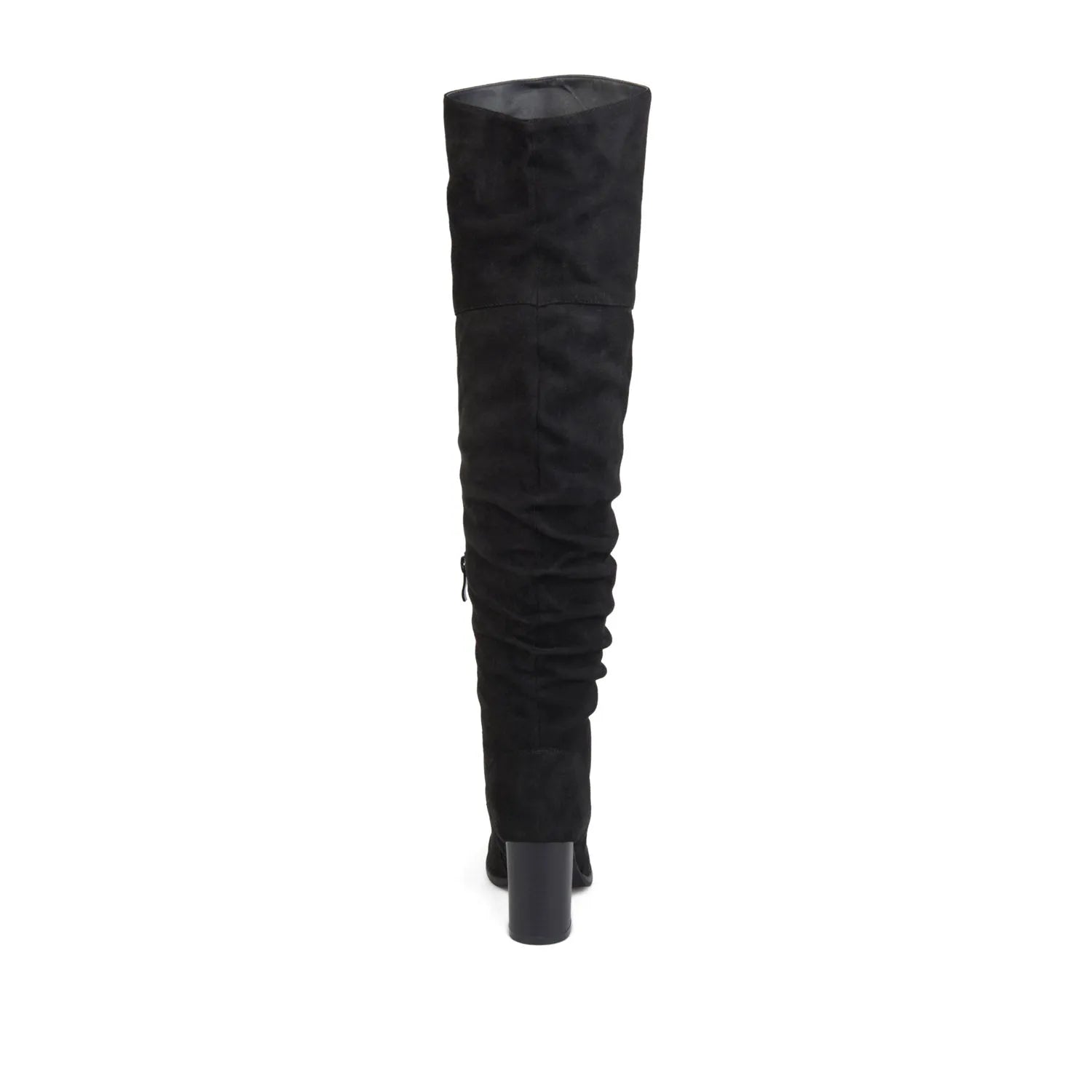 Kaison Boots in Wide Width & X-Wide Calf - Black Faux Suede