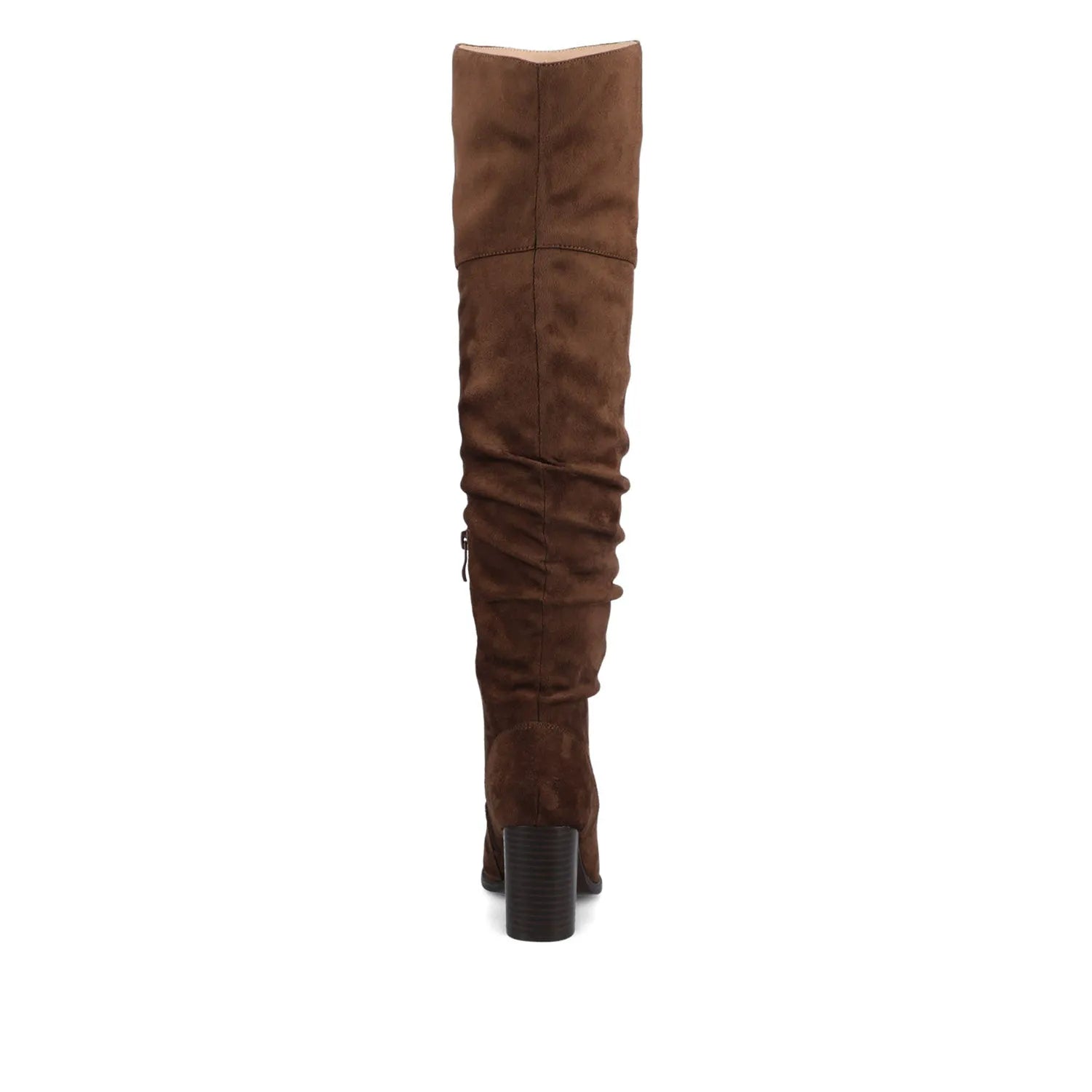 Kaison Chocolate Suede Thigh-High Boots