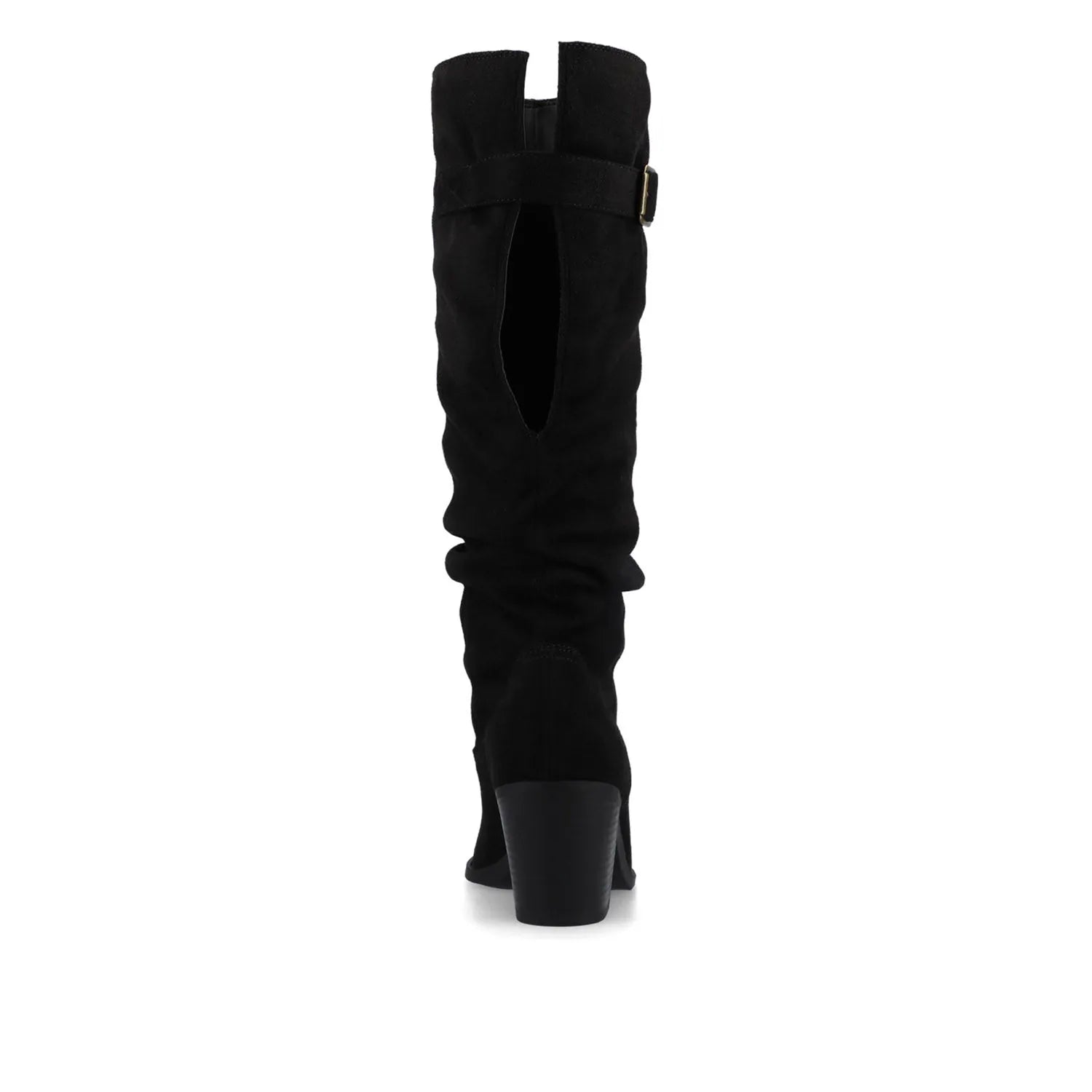 Kaleah Wide Calf Slouchy Knee High Boot - Black