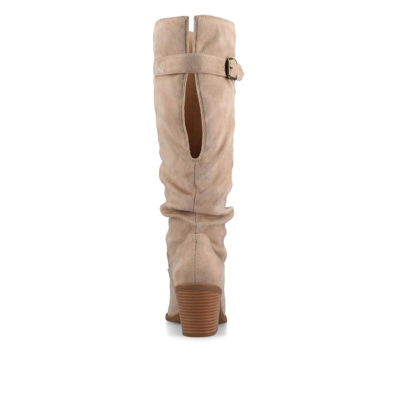 Kaleah Wide Calf Slouchy Knee-High Boot - Taupe