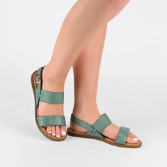 LAVINE MULTI STRAP SANDALS IN STATEMENT - Raspberry