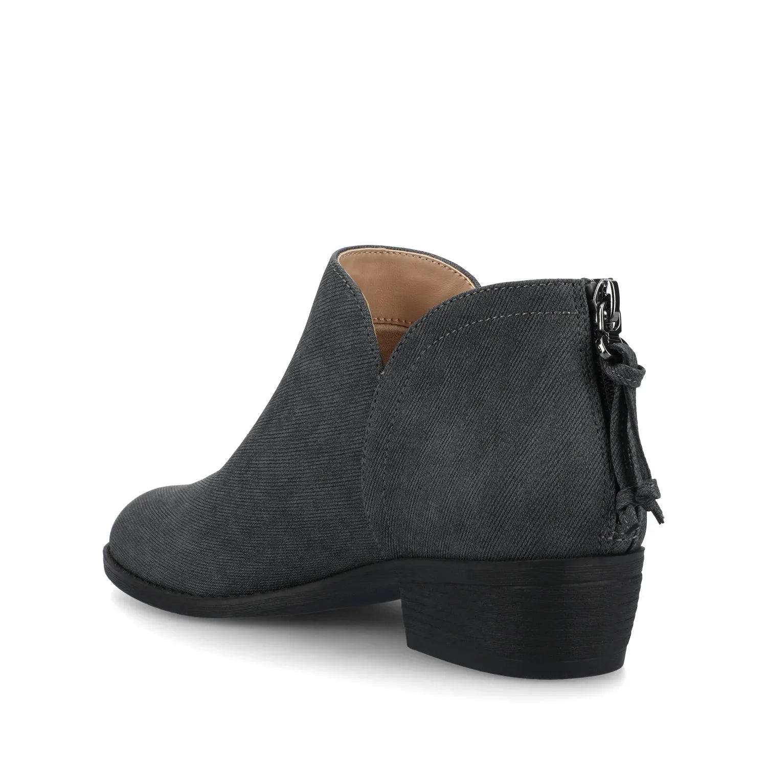 LIVVY ZIP-UP BOOTIES - Dark Denim