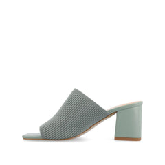 LORENNA BLOCK HEEL MULES FOR WOMEN IN WIDE WIDTH - Green