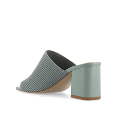 LORENNA BLOCK HEEL MULES FOR WOMEN IN WIDE WIDTH - Green