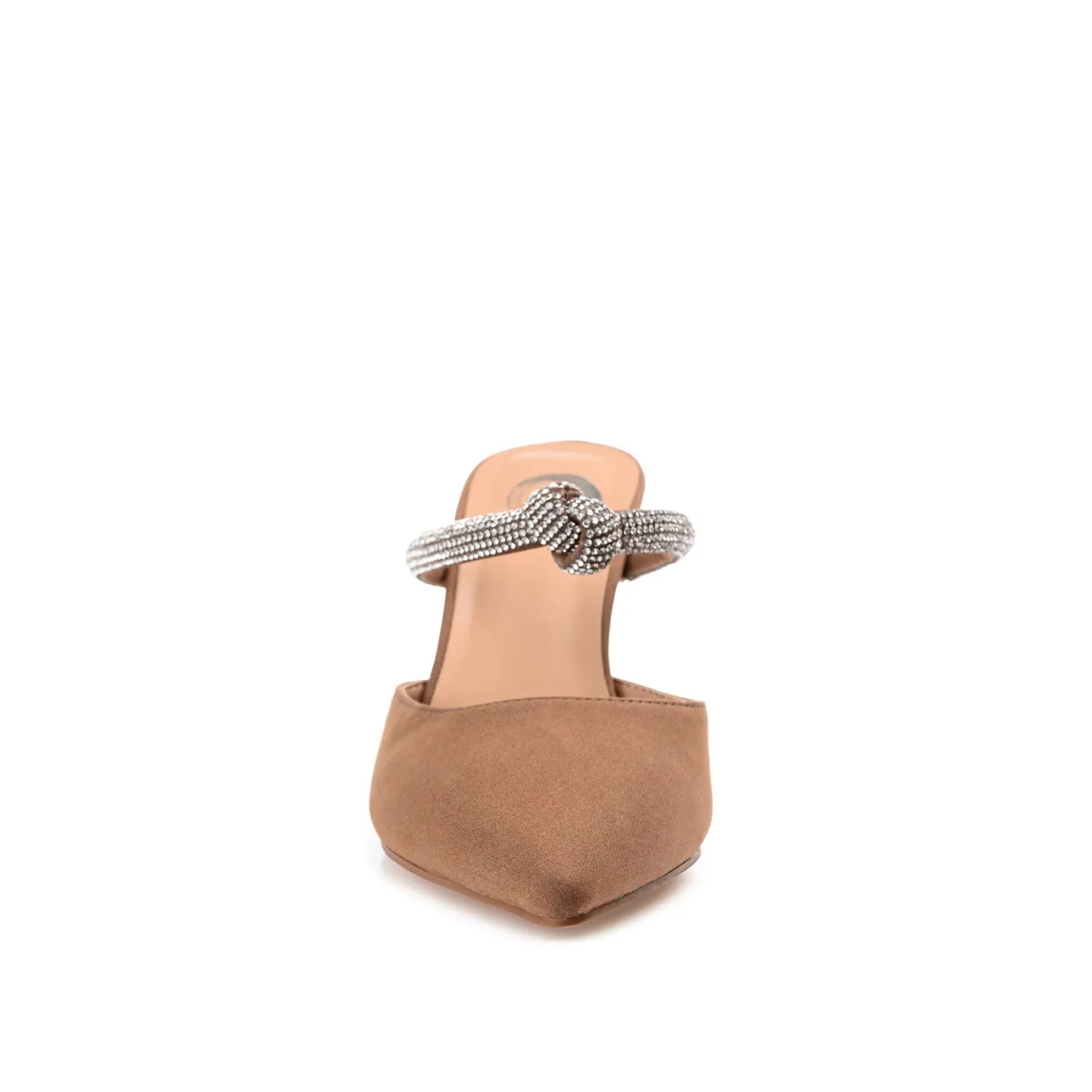 LUNNA STILETTO HEEL MULES IN WIDE - Brown