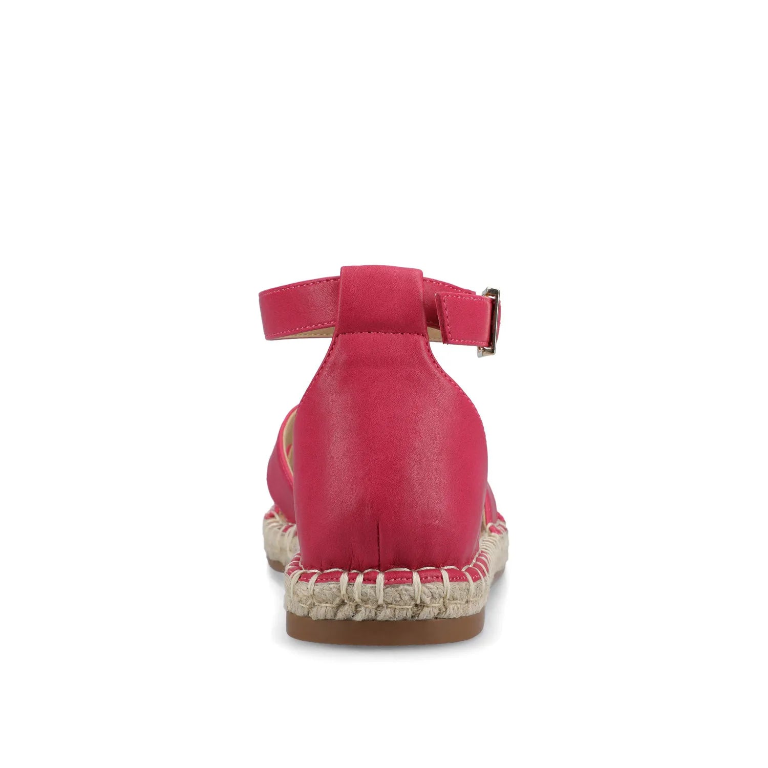 LYDDIA ESPADRILLE SANDALS IN VEGAN LEATHER - Hot Pink