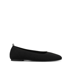 Maryann Knit Ballet Flats in Black Knit
