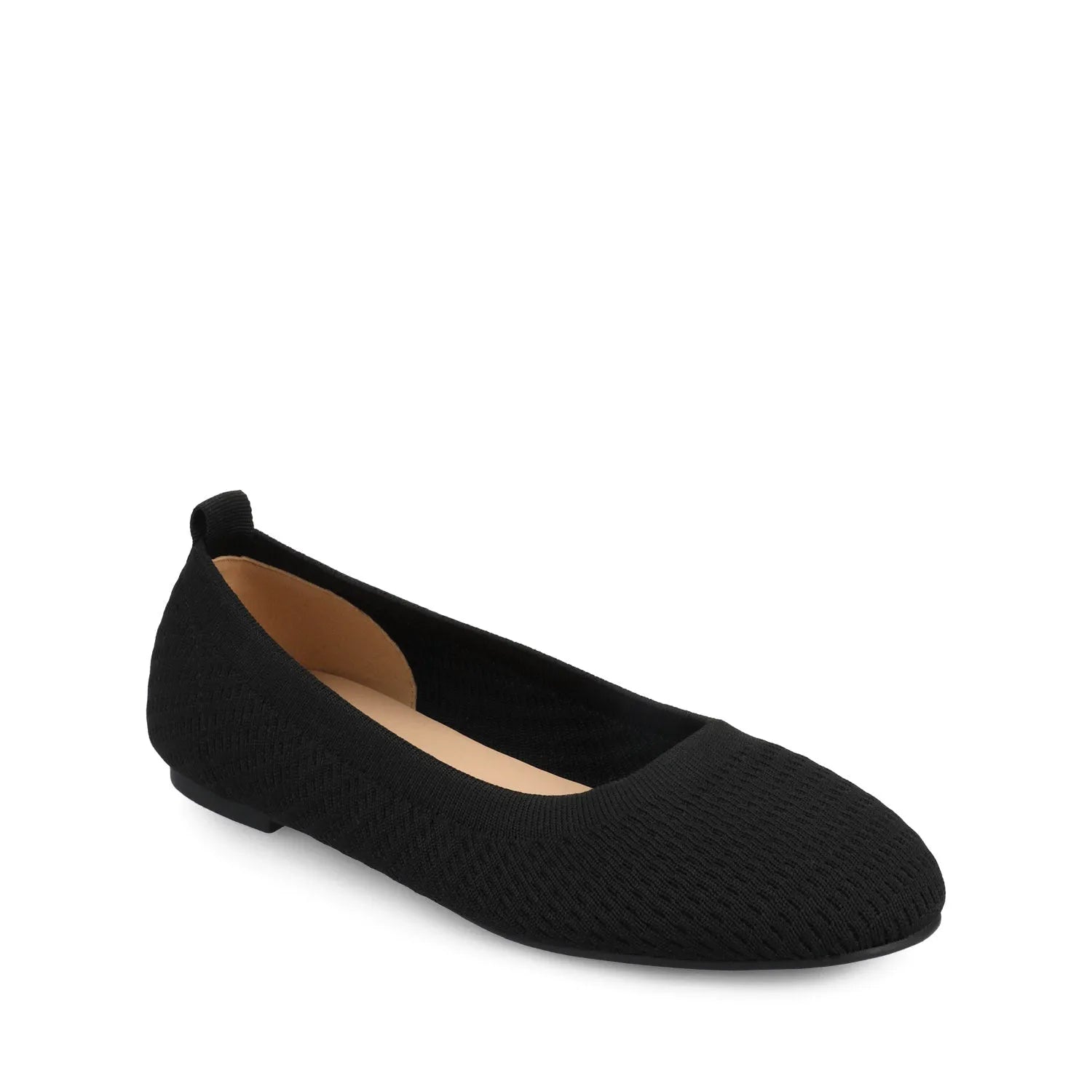 Maryann Knit Ballet Flats in Black Knit