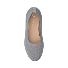 Maryann Knit Ballet Flats in Grey