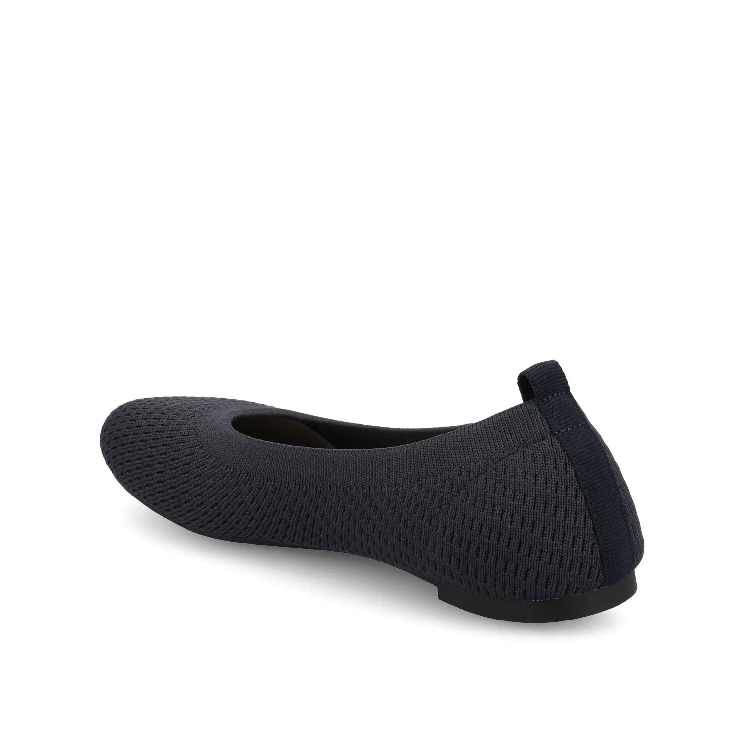 Maryann Knit Fabric Ballet Flats in Wide Statement - Navy Knit