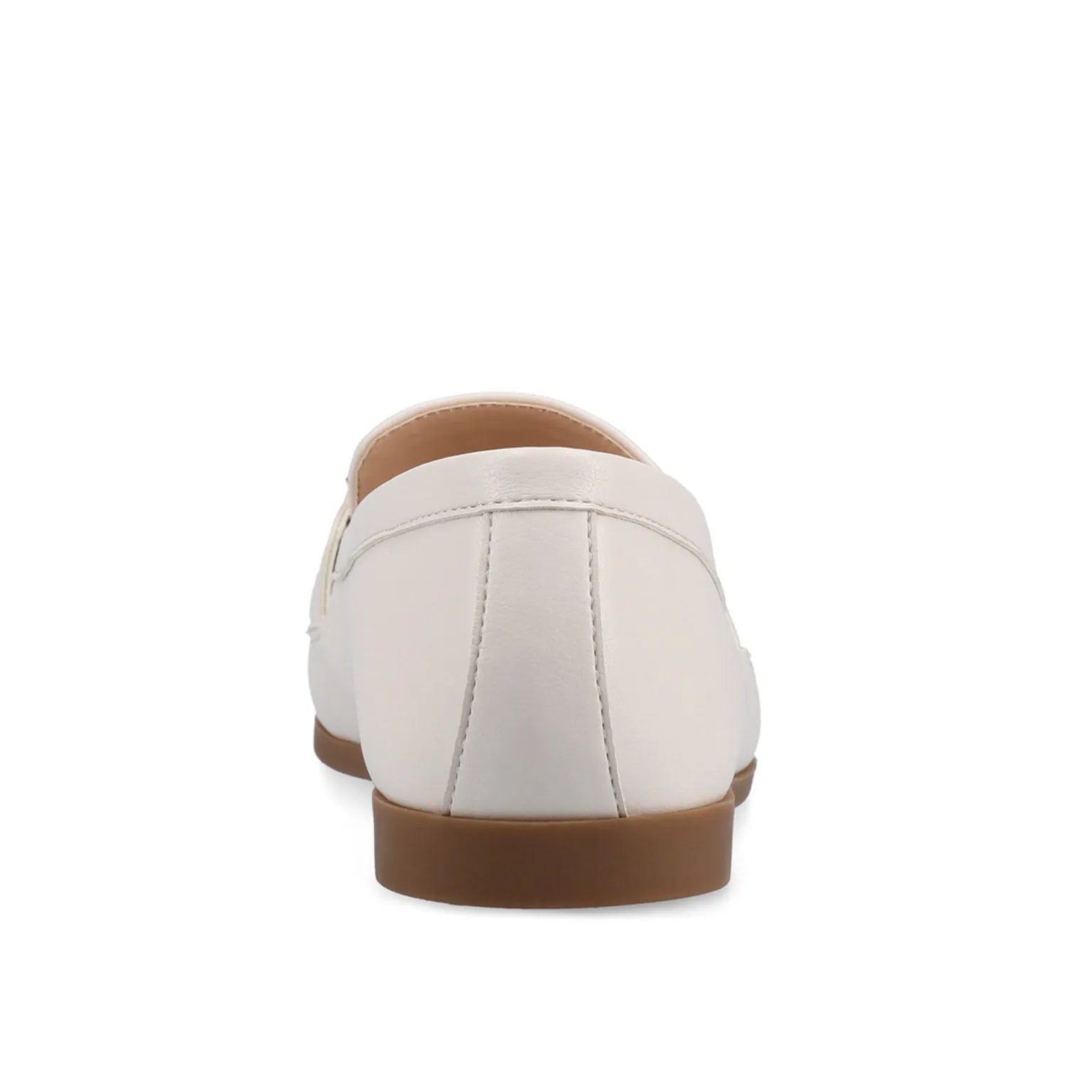 MIZZA Wide Fit Loafers in Bone