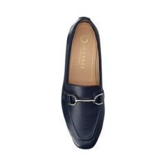 MIZZA Loafers in Vegan Leather - Navy