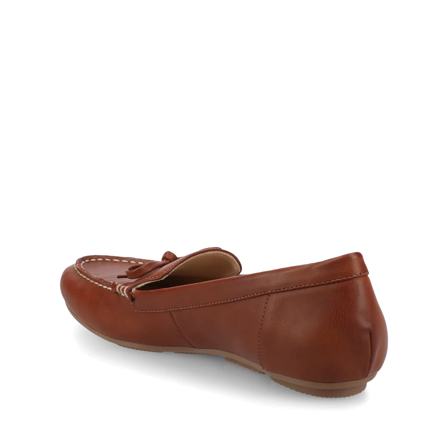 NOVELLA Wide Driving Loafer - Cognac