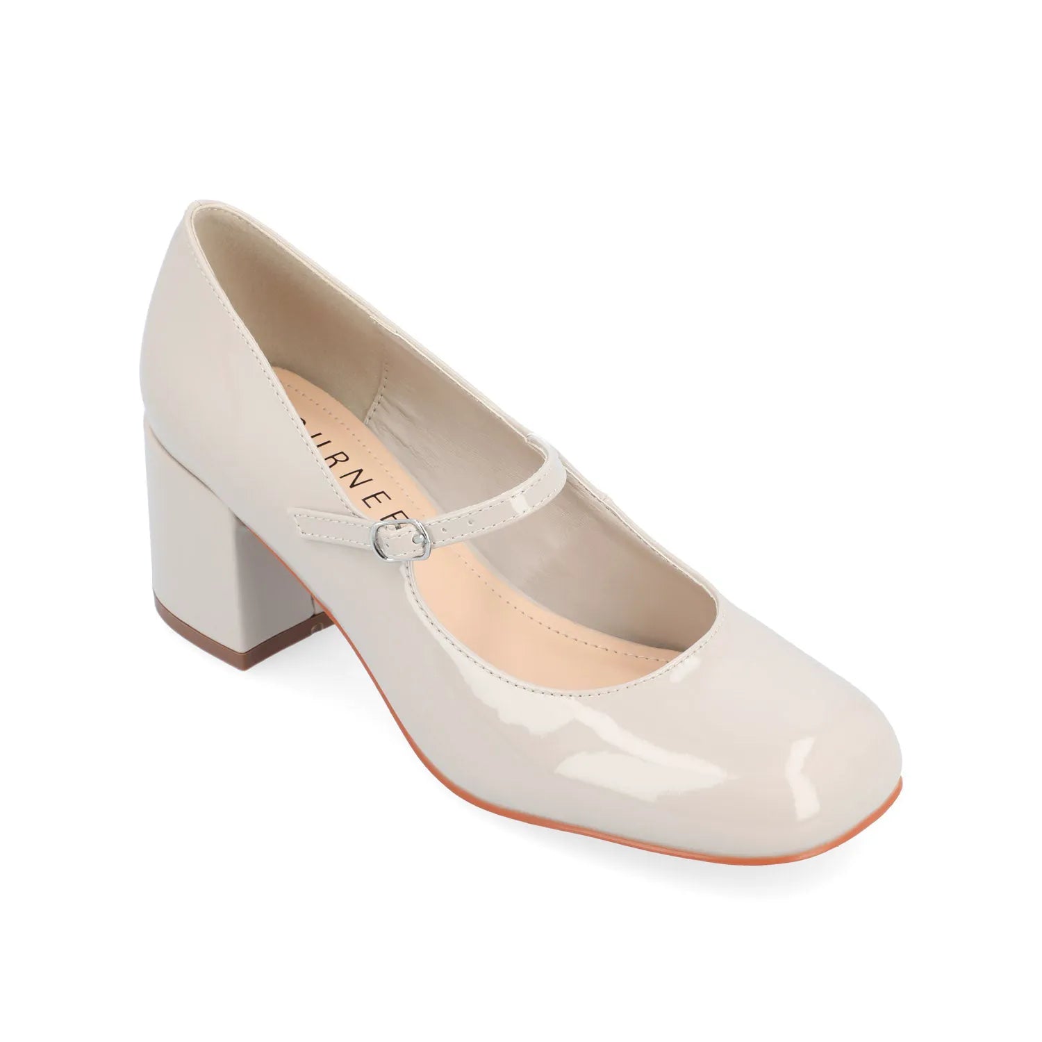 OKENNA Mary Jane Pump Heels in Wide - Grey