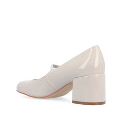 OKENNA Mary Jane Pump Heels in Wide - Grey