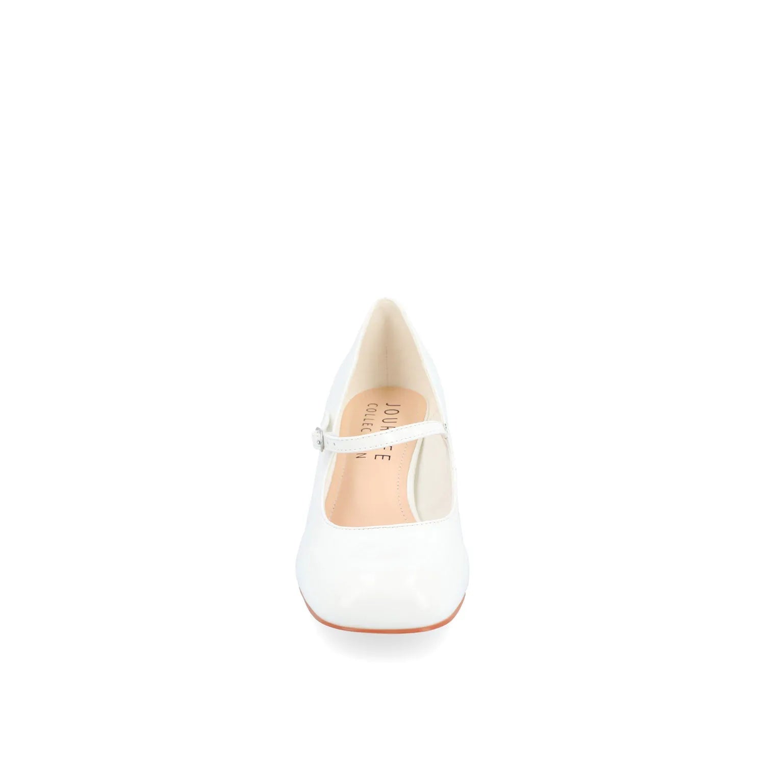 OKENNA Mary Jane Pump Heels in White