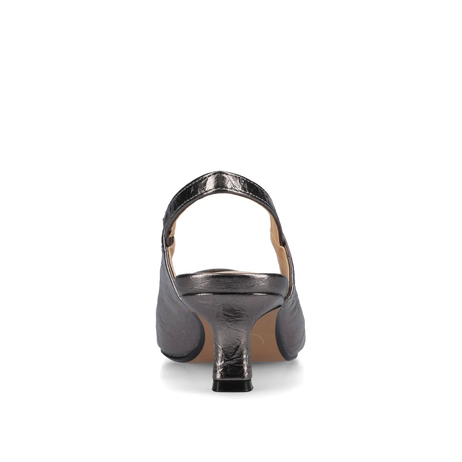 Paulina Sling Back Pumps in Wide - Pewter