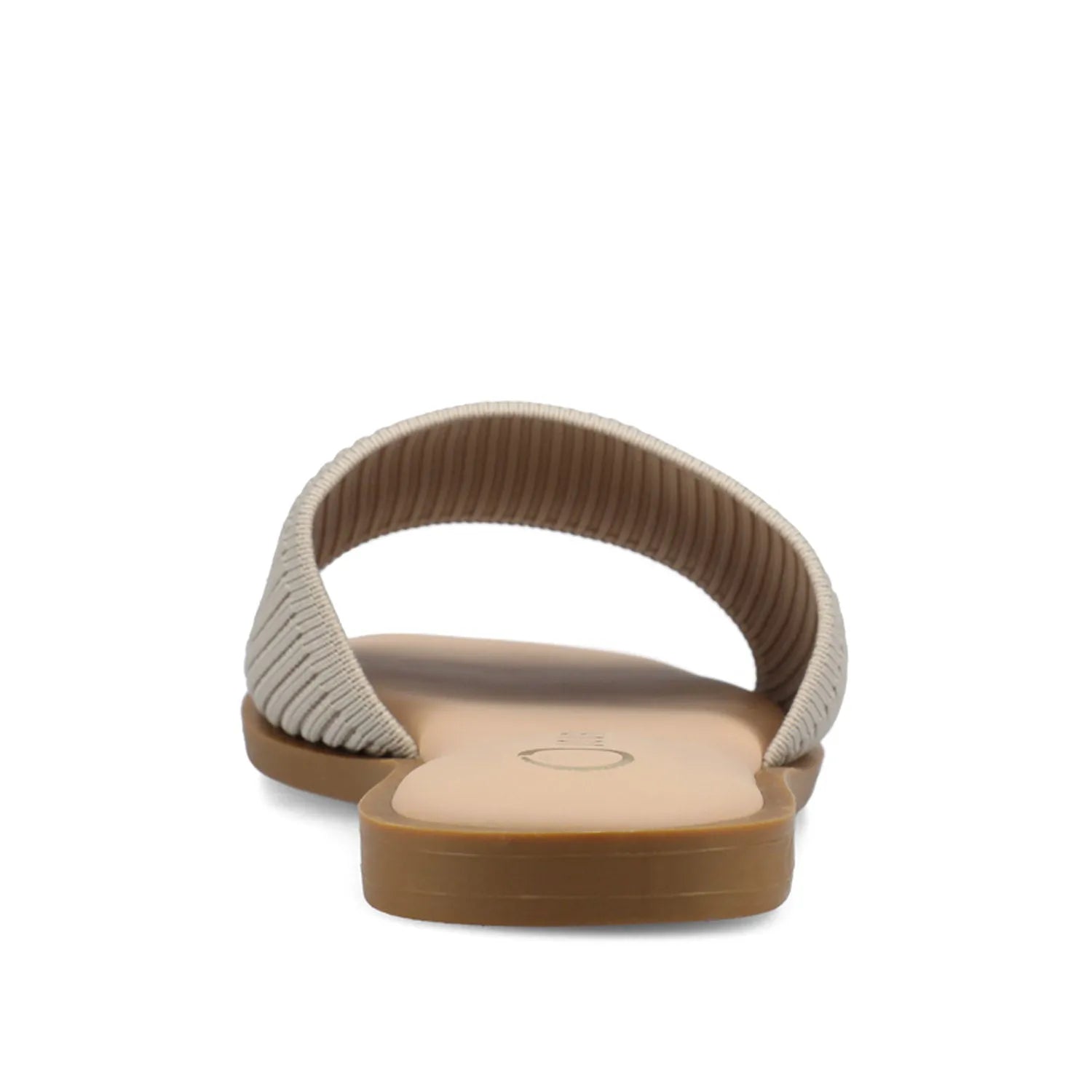 Prisilla Knit Slide Sandals - Taupe