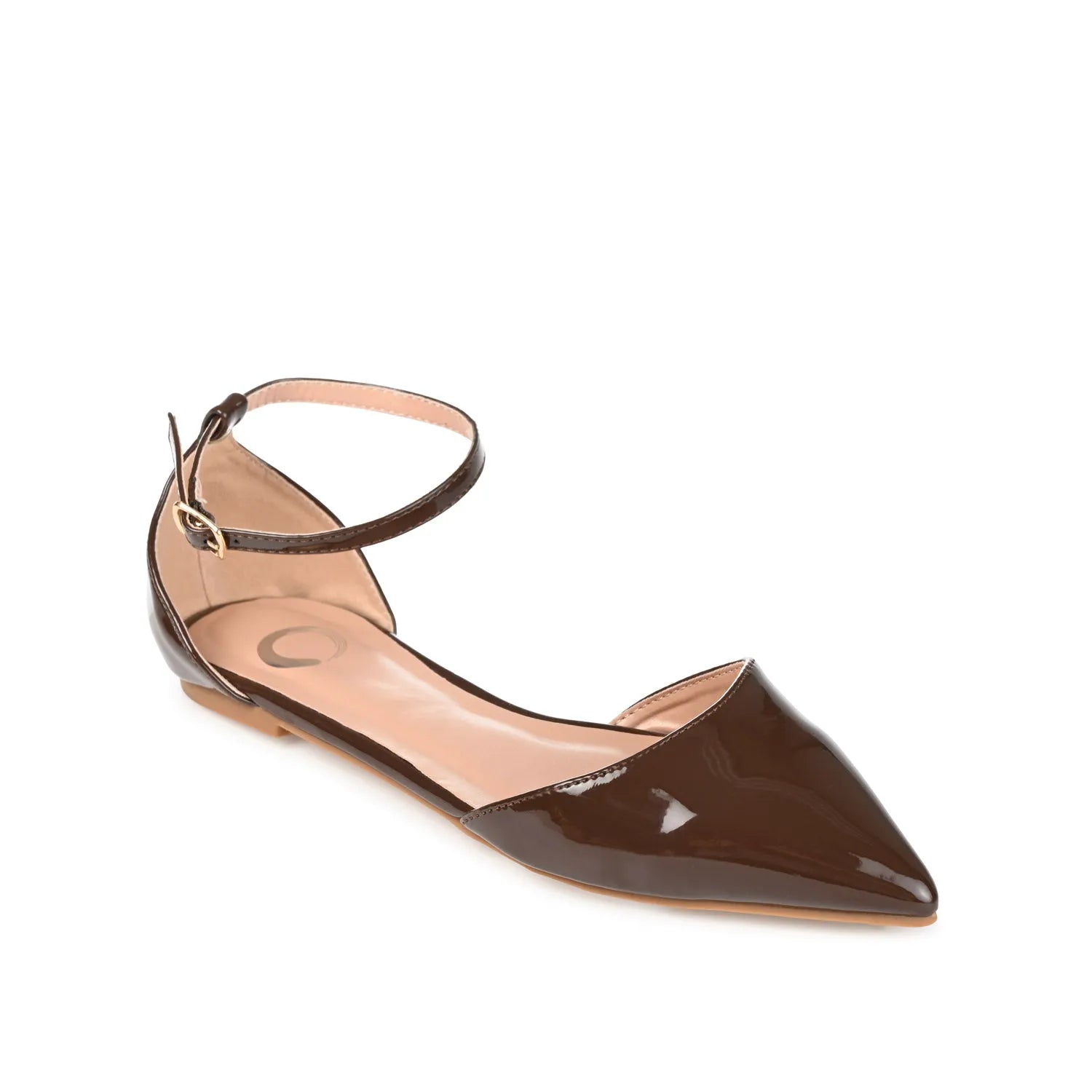 REBA D'ORSAY FLATS IN WIDE - Brown