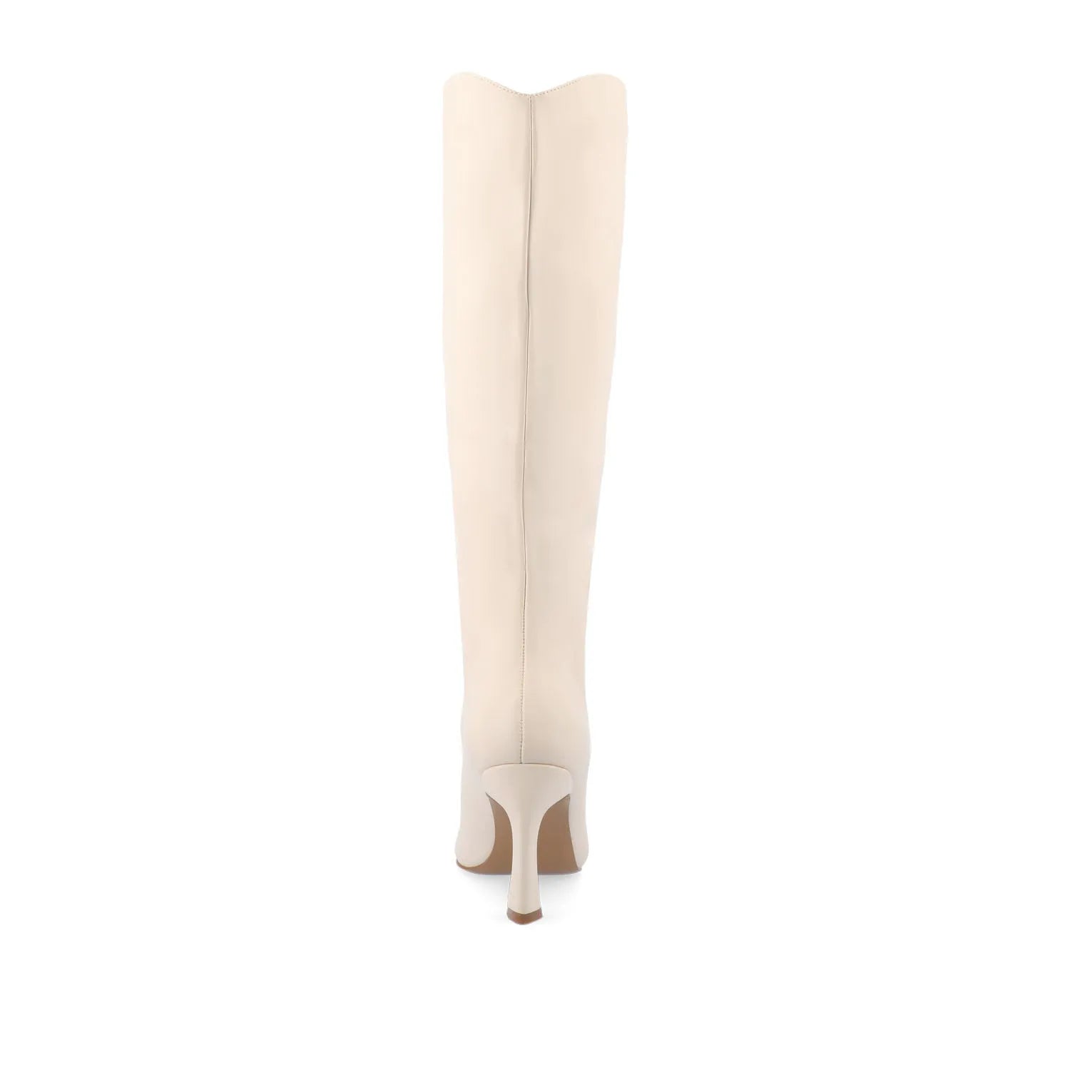 REHELA Knee-High Boots in Vegan Leather - Bone