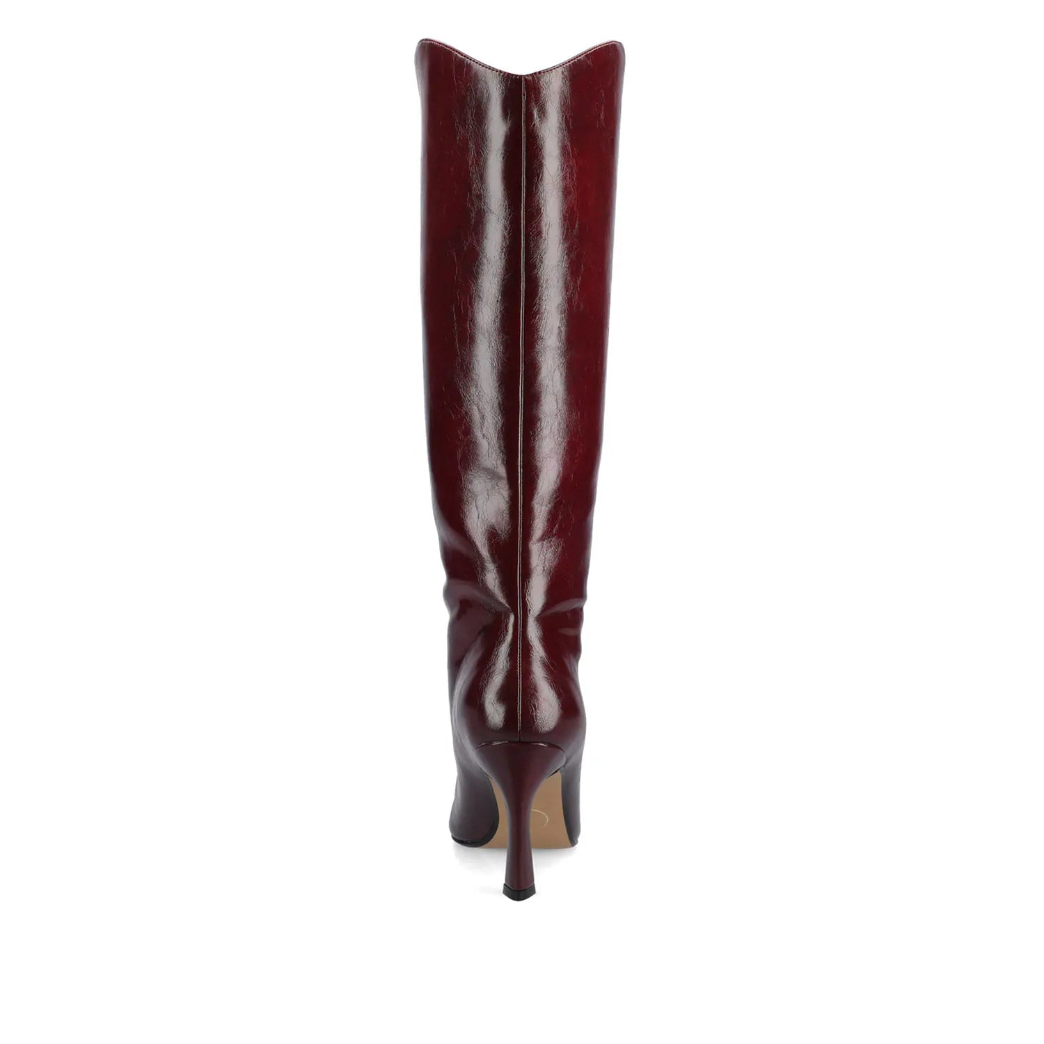 REHELA Boots in Wide Width & Calf - Oxblood Patent