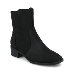 RENNA Chelsea Boots in Wide - Black Suede