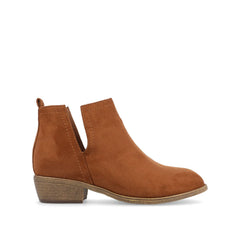 Rimi Block Heeled Booties in Wide Width - Camel