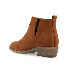 Rimi Block Heeled Booties in Wide Width - Camel