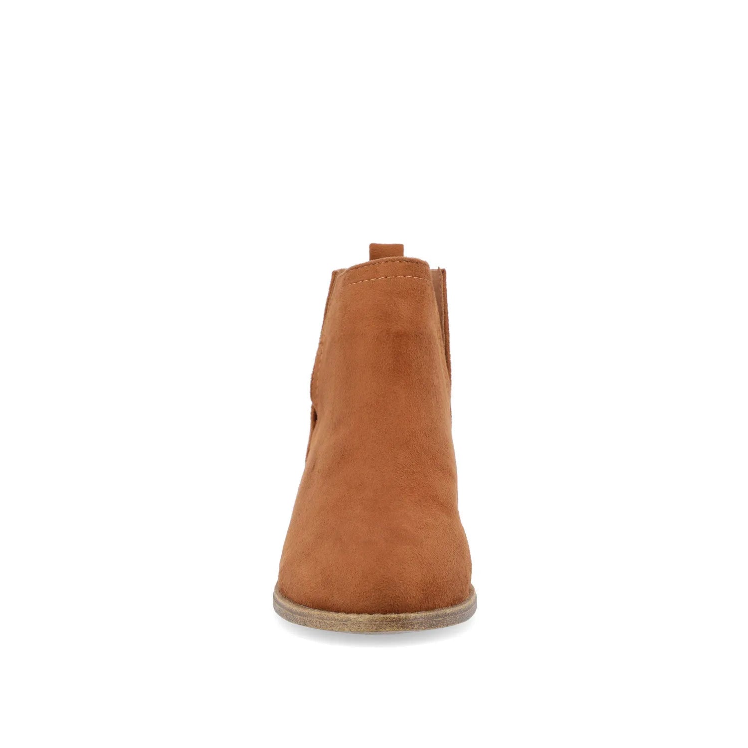 Rimi Block Heeled Booties in Wide Width - Camel