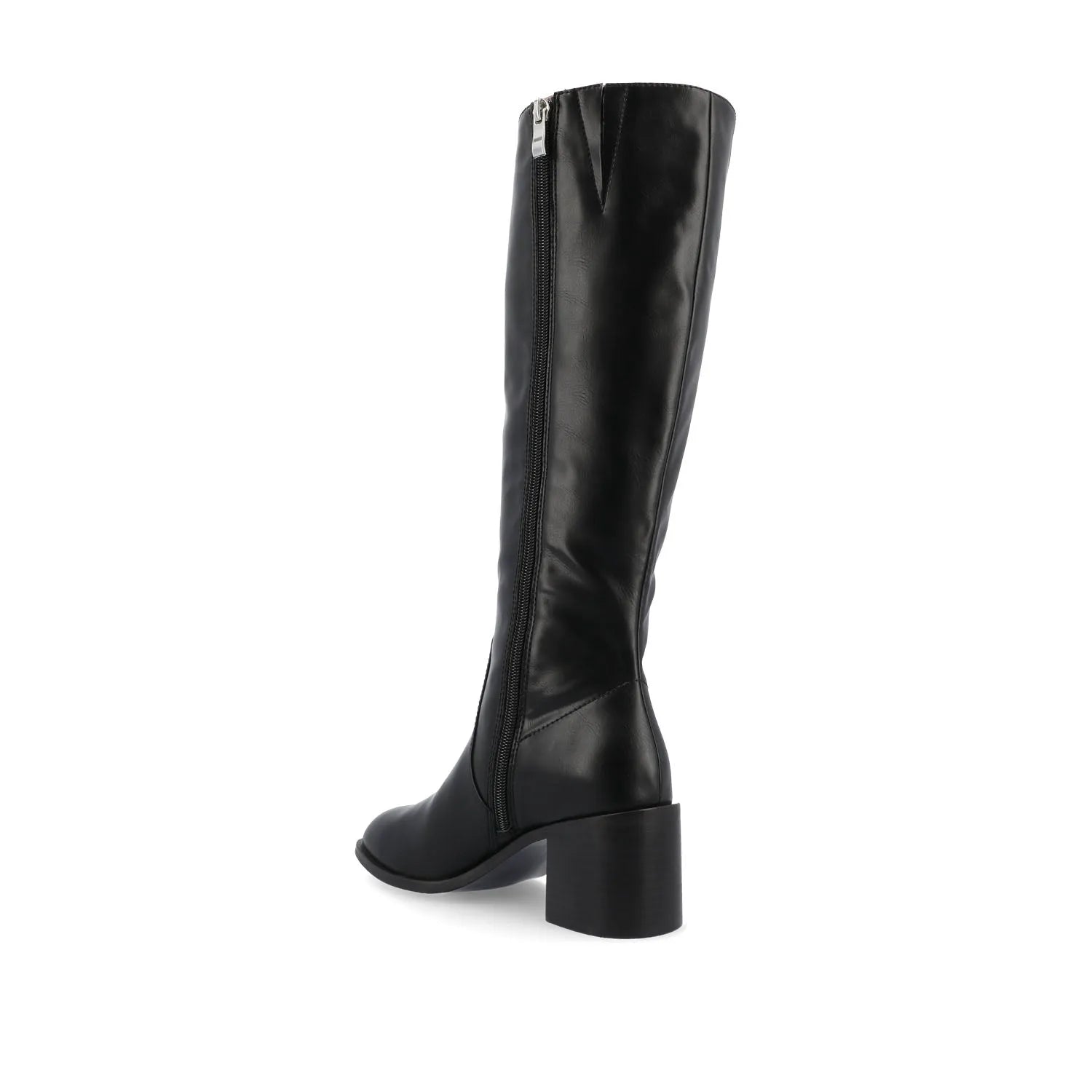 Romilly Knee-High Boots in Vegan Leather - Black