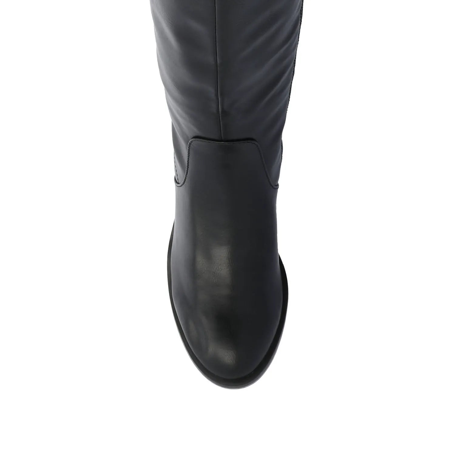 Romilly Knee-High Boots in Vegan Leather - Black