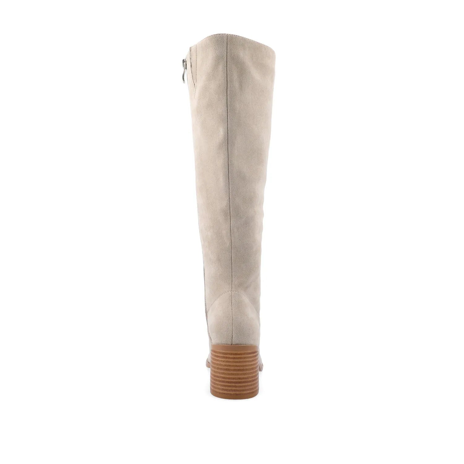 Romilly Knee-High Boots in Extra-Wide Calf - Stone