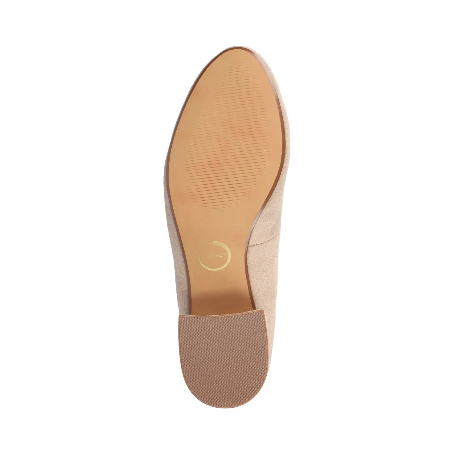 SAAR II Low Pump Heels Statement in Wide - Nude Suede