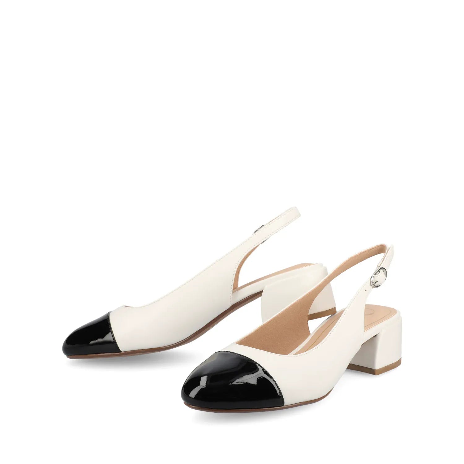 SAMMIE Block Heels in Wide - White PU