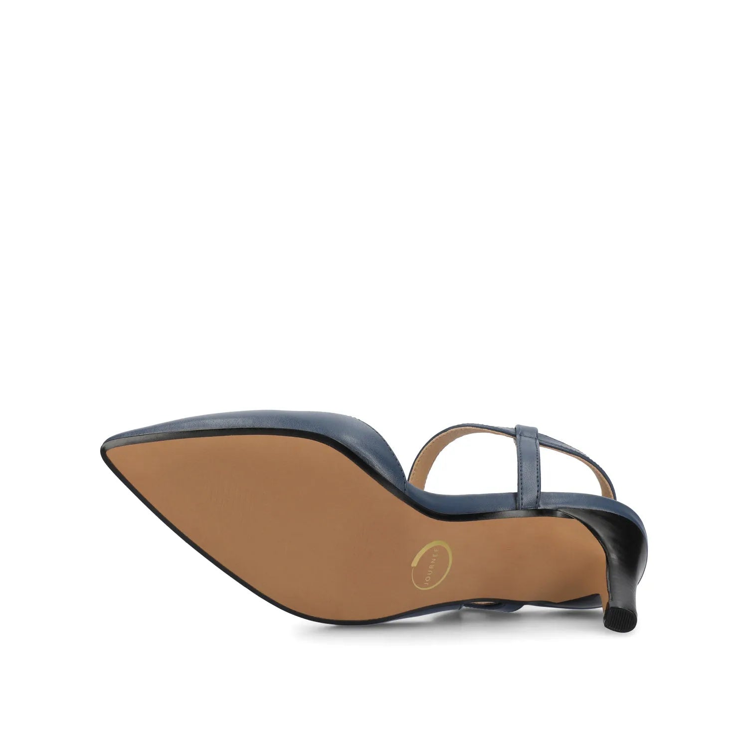 Scipio Stiletto Pump Heels in Wide - Navy PU