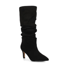 Sonnet Slouchy Boots in Wide Calf - Black