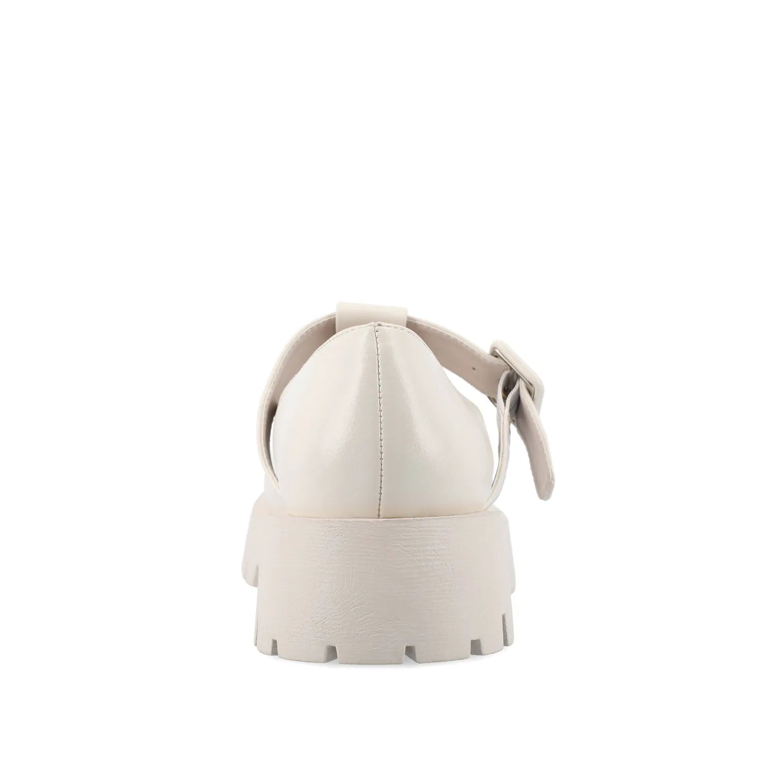 Suvi Mary Jane Flats in Vegan Leather - Off White