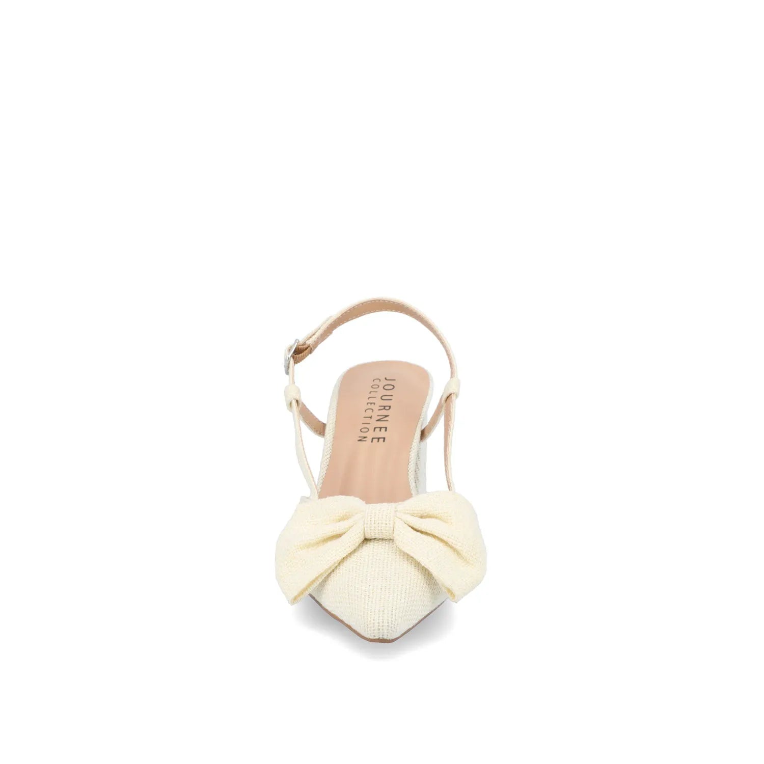 TAILYNN Wide Block Heel Pumps - Cream